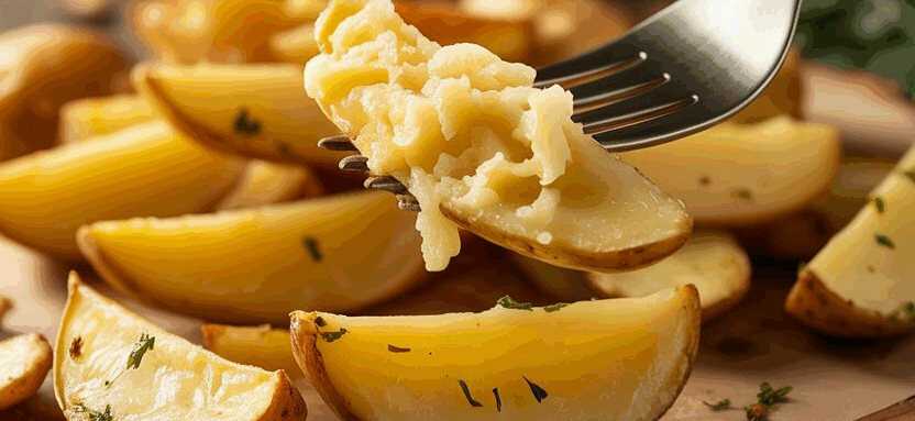 Kartoffel-Wedges aus der Heißluftfritteuse – so sieht es fertig aus