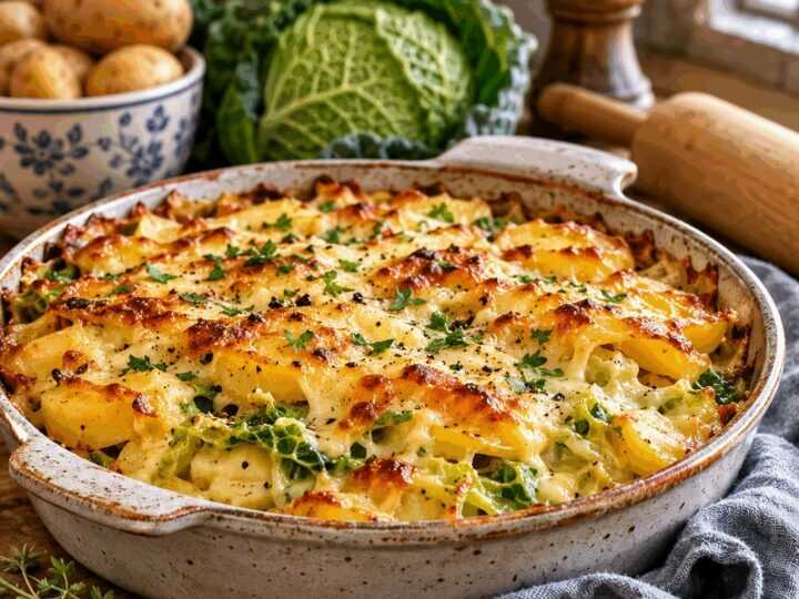 Kartoffel-Wirsing-Auflauf: das schnelle Abendessen für stressige Tage
