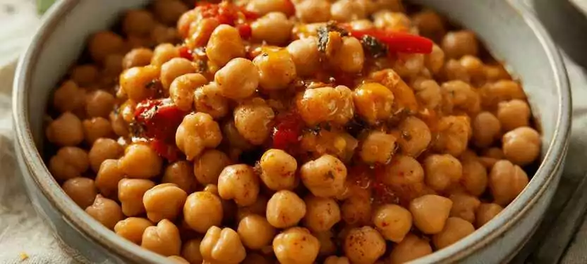 Kichererbsen mit Paprika-Rauchgewürz