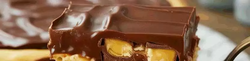 Kinder Bueno Käsekuchen mit Keksboden – so sieht es fertig aus