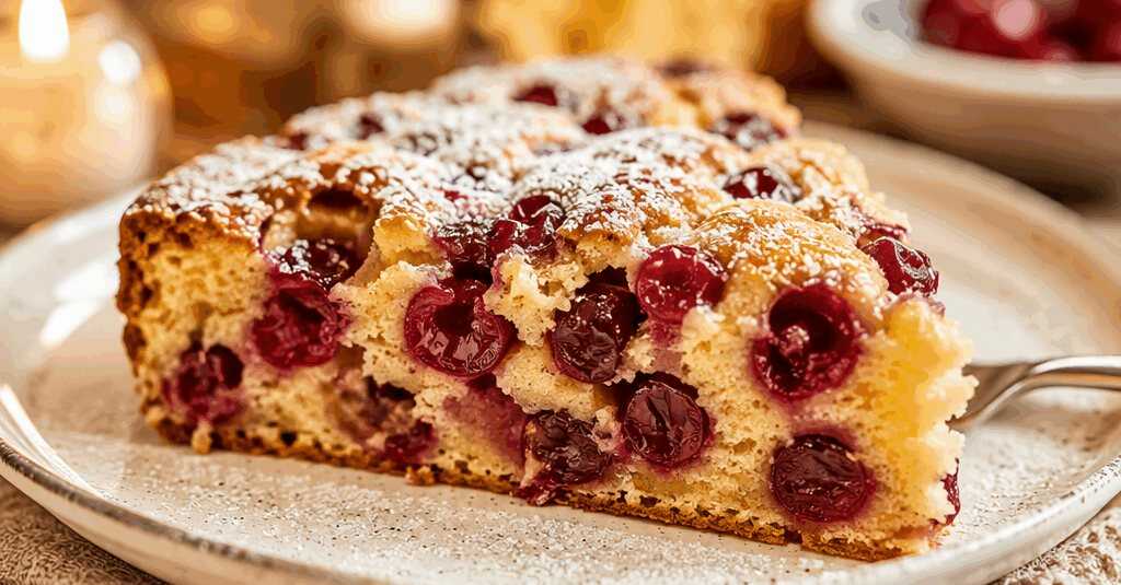 Kirschkuchen: In nur 10 Minuten im Ofen zaubern! – so sieht es fertig aus