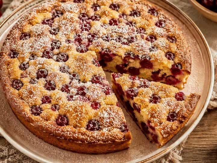 Kirschkuchen: In nur 10 Minuten im Ofen zaubern!