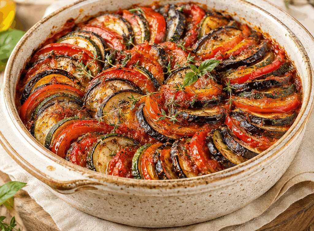 Klassische Ratatouille mit Pepp: Ein sommerliches Gemüsevergnügen!