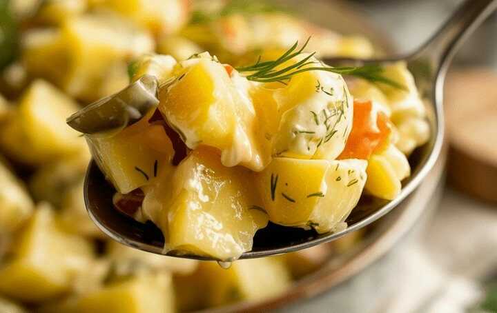 Klassischer Olivier Salat (Russischer Kartoffelsalat)