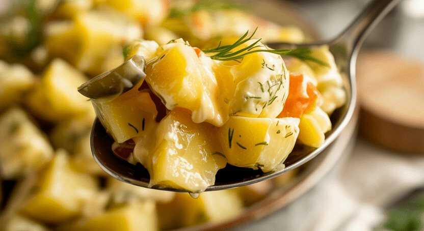 Klassischer Olivier Salat (Russischer Kartoffelsalat)