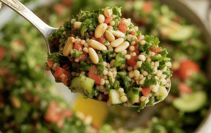 Klassischer Tabbouleh – Petersiliensalat mit Bulgur