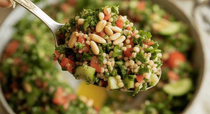 Klassischer Tabbouleh – Petersiliensalat mit Bulgur
