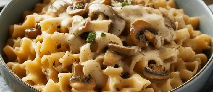 Knoblauch Champignons In Leckere Rahmsoße in 20 Minuten