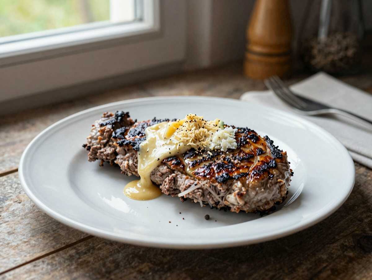 Knoblauch-Parmesan-Hähnchen-Hackbraten: Dein neues Lieblings-Wohlfühlessen! – während der Zubereitung