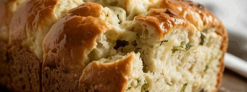 Knoblauchbrot ohne Kneten ein Tassenrezept der immer gelingt! – so sieht es fertig aus
