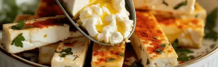 Knusprige Feta-Sticks aus dem Airfryer – so sieht es fertig aus
