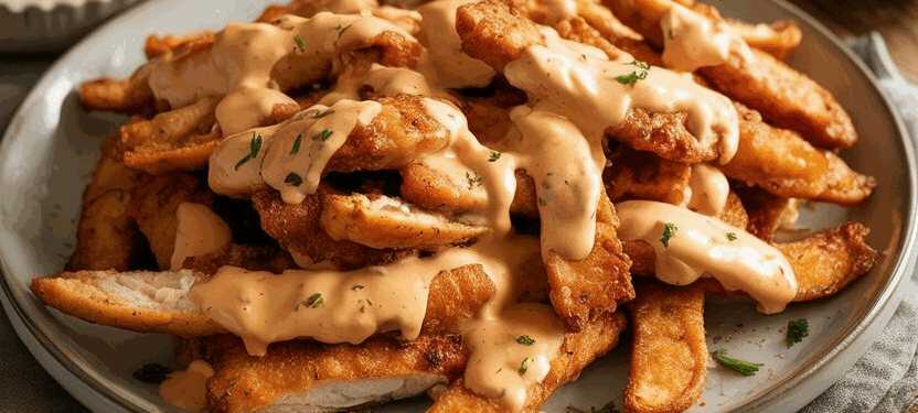 Hähnchenstreifen im Airfryer