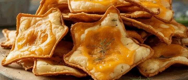 Knusprige Käsechips aus dem Airfryer