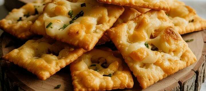 Knusprige Käse-Cracker aus dem Airfryer