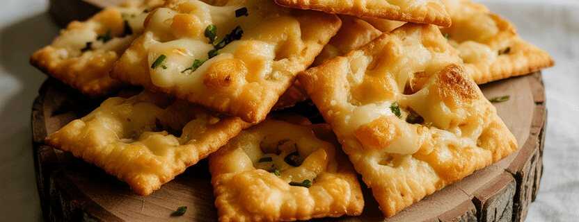 Käse-Cracker aus dem Airfryer