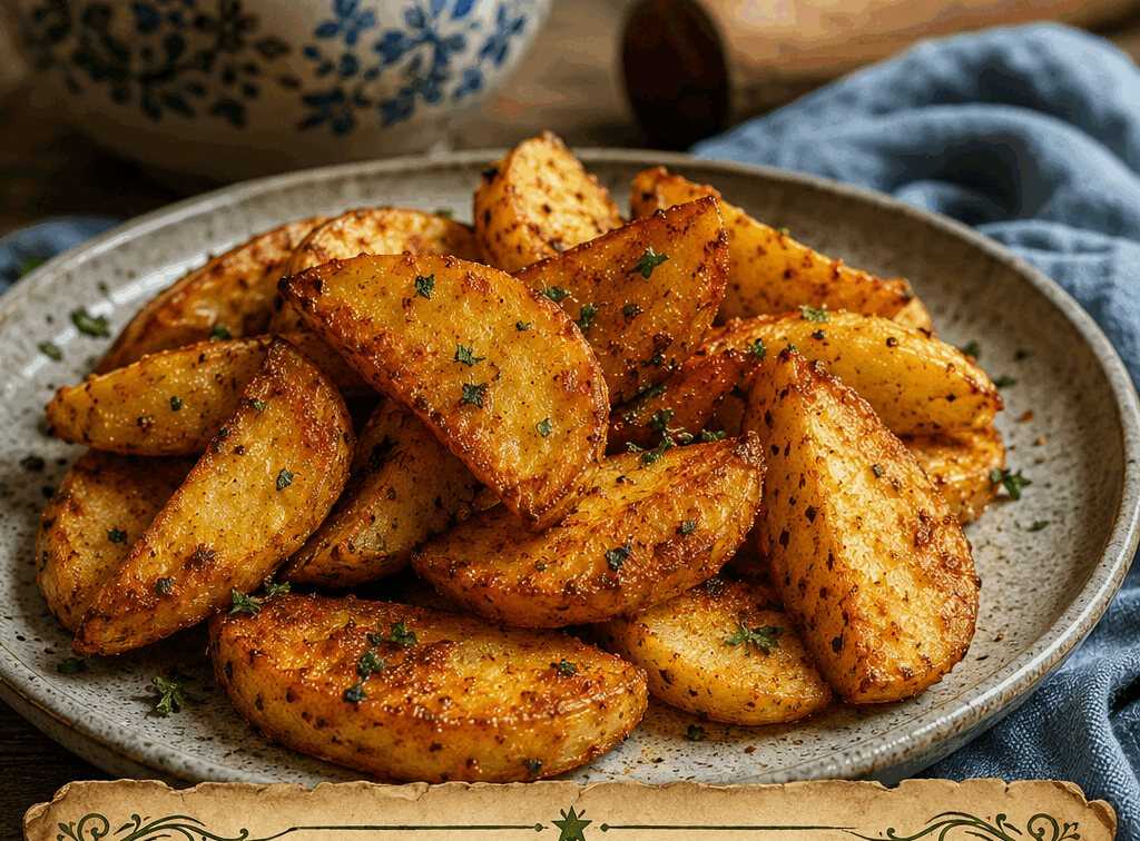 Kartoffelecken aus dem Airfryer