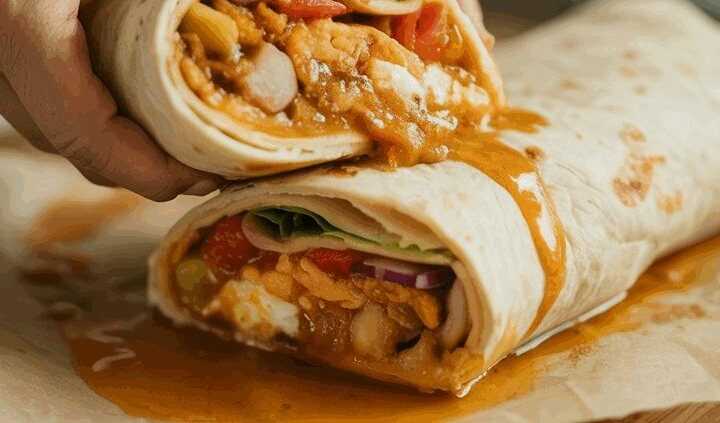 Knusprige Wrap-Rollen aus der Heißluftfritteuse