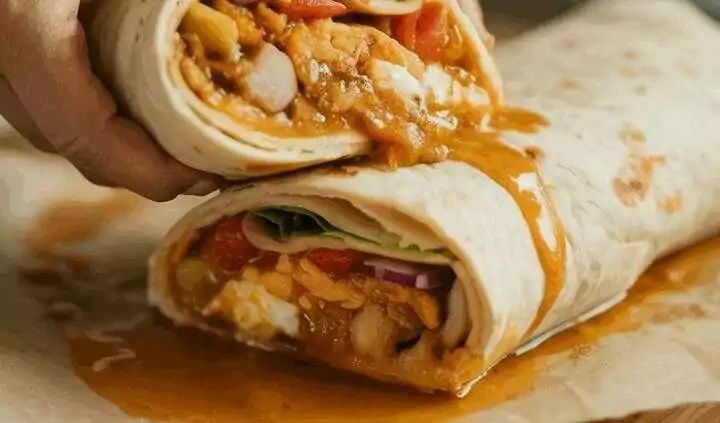 Wrap-Rollen aus der Heißluftfritteuse