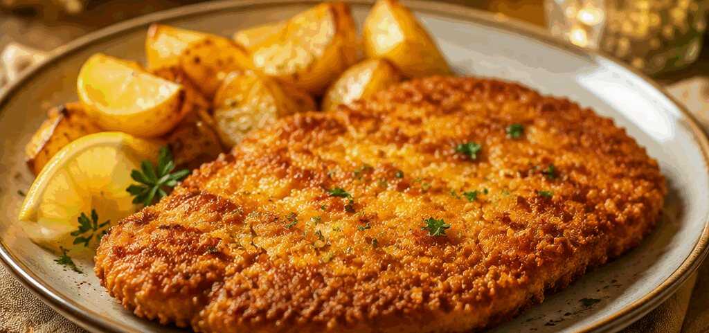 Knuspriges Ofen-Schnitzel: So einfach und lecker! – so sieht es fertig aus