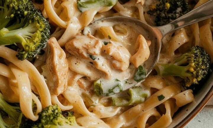 Kochen Sie 400 g Pasta mit Brokkoli es ist soooo lecker