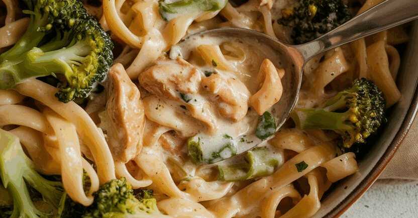 Kochen Sie 400 g Pasta mit Brokkoli es ist soooo lecker