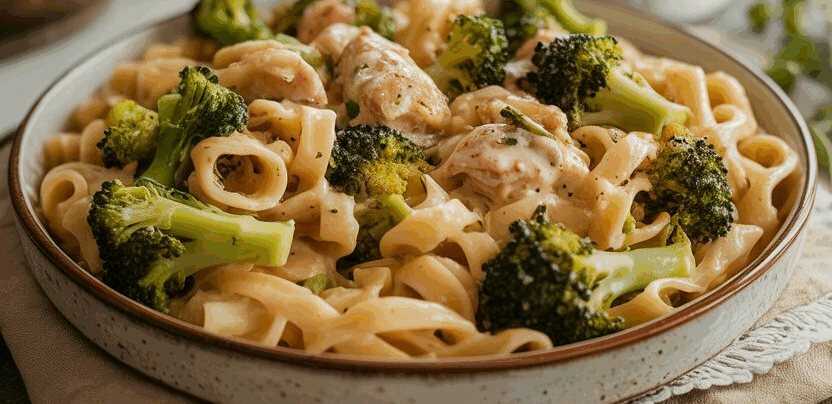 Kochen Sie 400 g Pasta mit Brokkoli es ist soooo lecker – so sieht es fertig aus