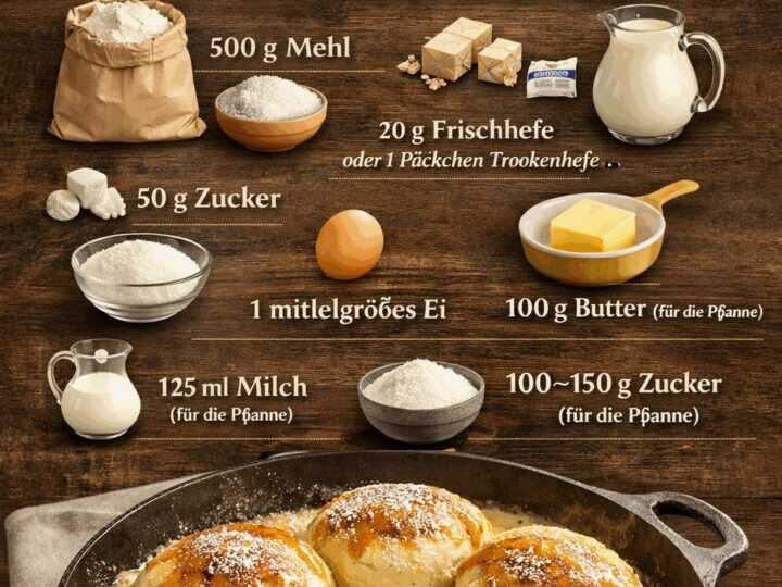 Köstlich: Entdecke das unwiderstehliche Rezept für süße Dampfnudeln!