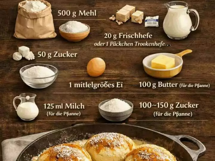 Süße Dampfnudeln