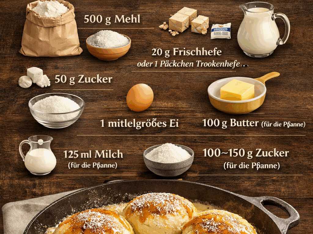 Süße Dampfnudeln