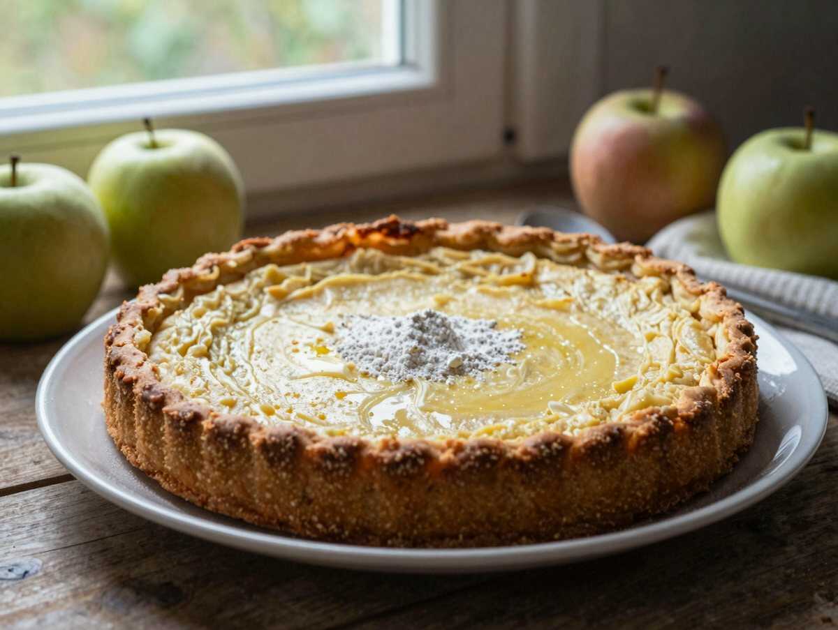 Köstliche Apfel-Schmand-Torte: Ein Rezept, das du probieren musst! – während der Zubereitung