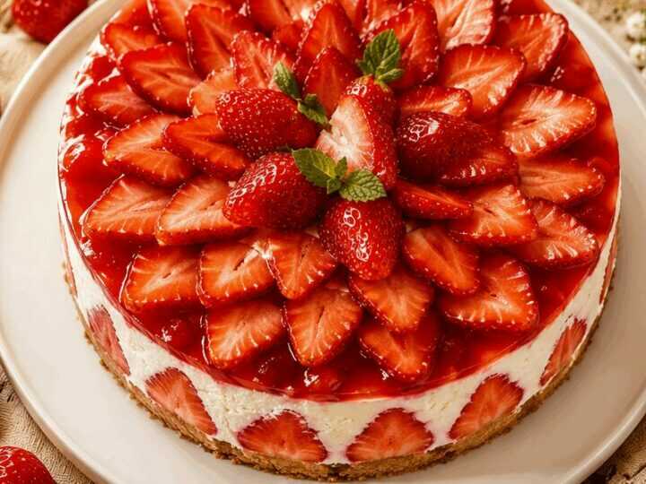 Köstliche Erdbeer-Frischkäse-Torte: Ein Genuss, den du nicht verpassen darfst!