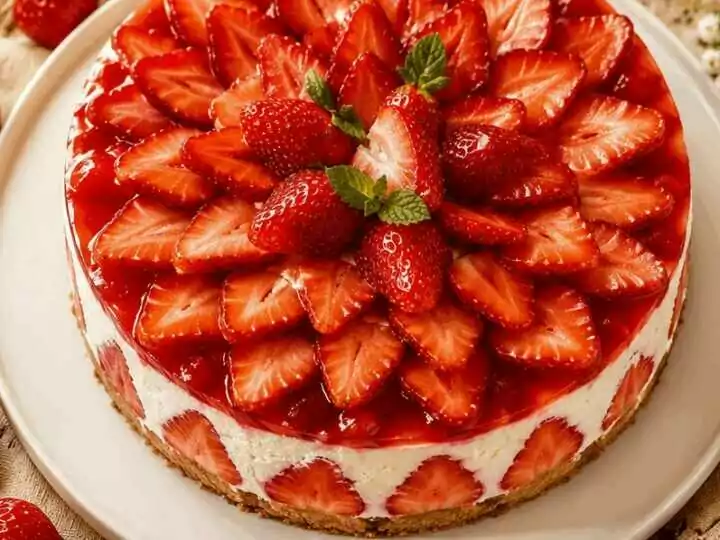 Köstliche Erdbeer-Frischkäse-Torte: Ein Genuss, den du nicht verpassen darfst!