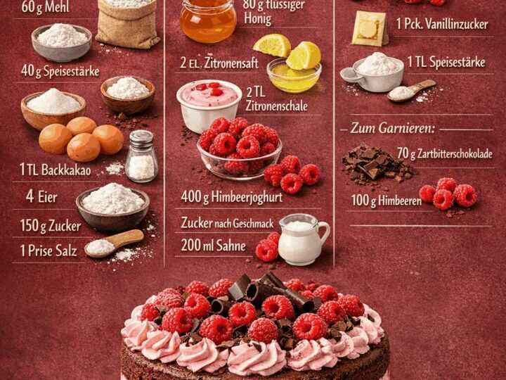 Köstliche Himbeer-Schoko-Torte: Dein neues Lieblingsrezept!