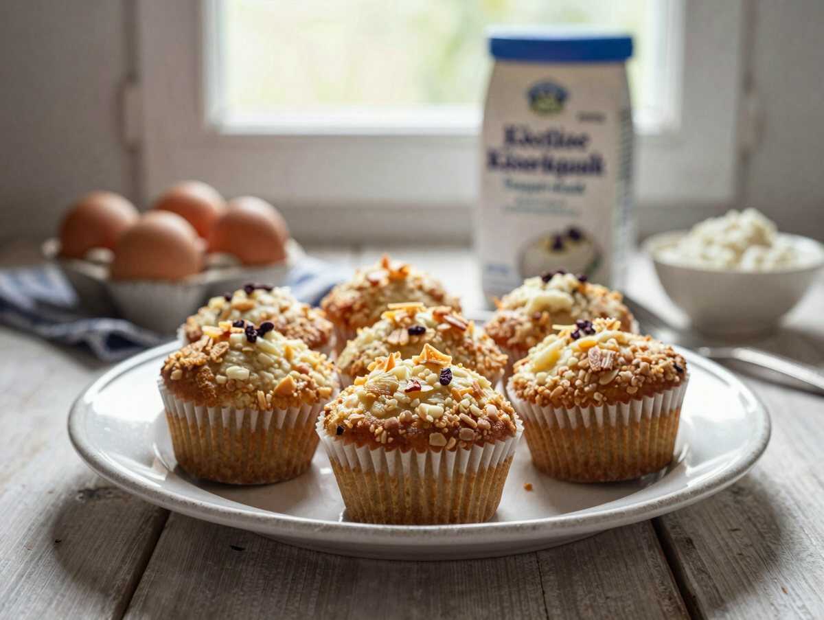 Köstliche Käsekuchen-Muffins, die du probieren musst! – während der Zubereitung