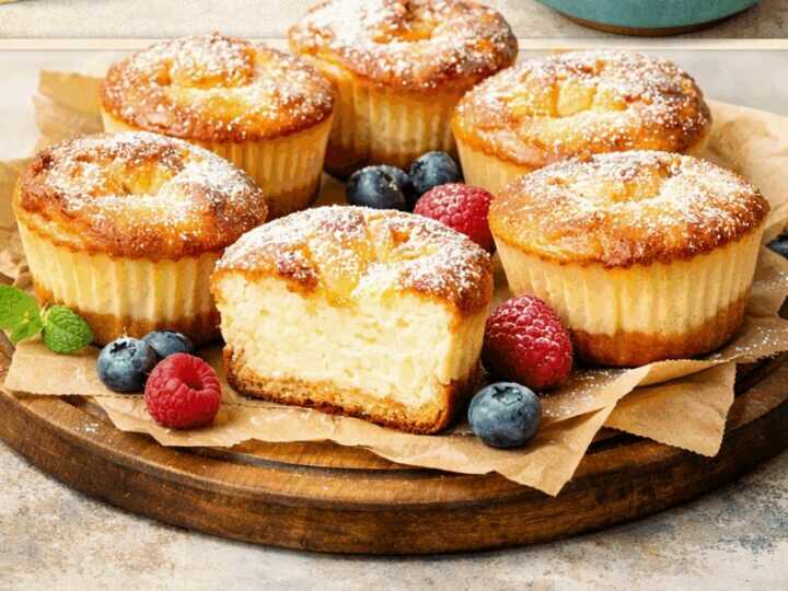Köstliche Käsekuchen-Muffins, die du probieren musst!
