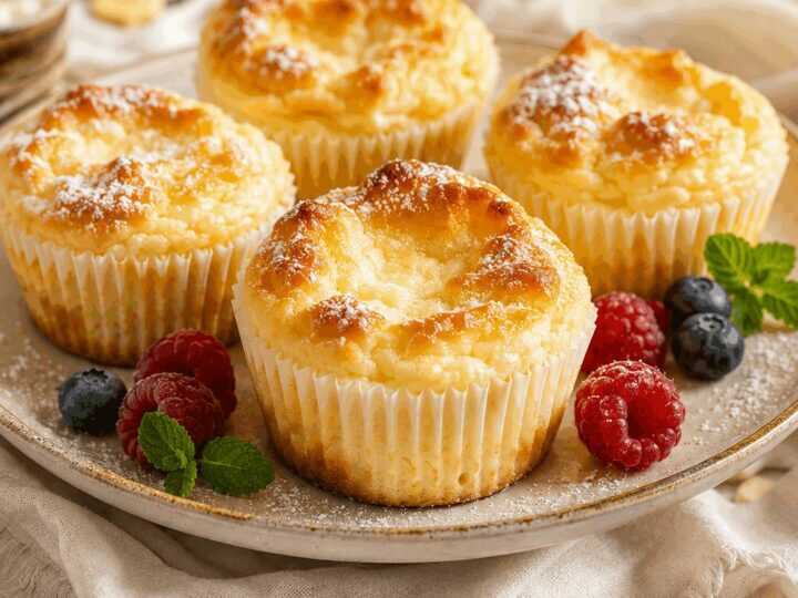 Köstliche Käsekuchen-Muffins: Einfaches Rezept ohne Boden!