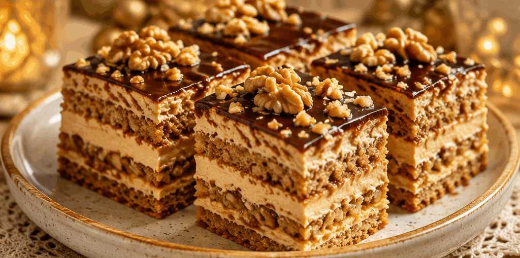 Köstliche Kaffeeschnitten mit Walnüssen, die Sie probieren müssen! – so sieht es fertig aus