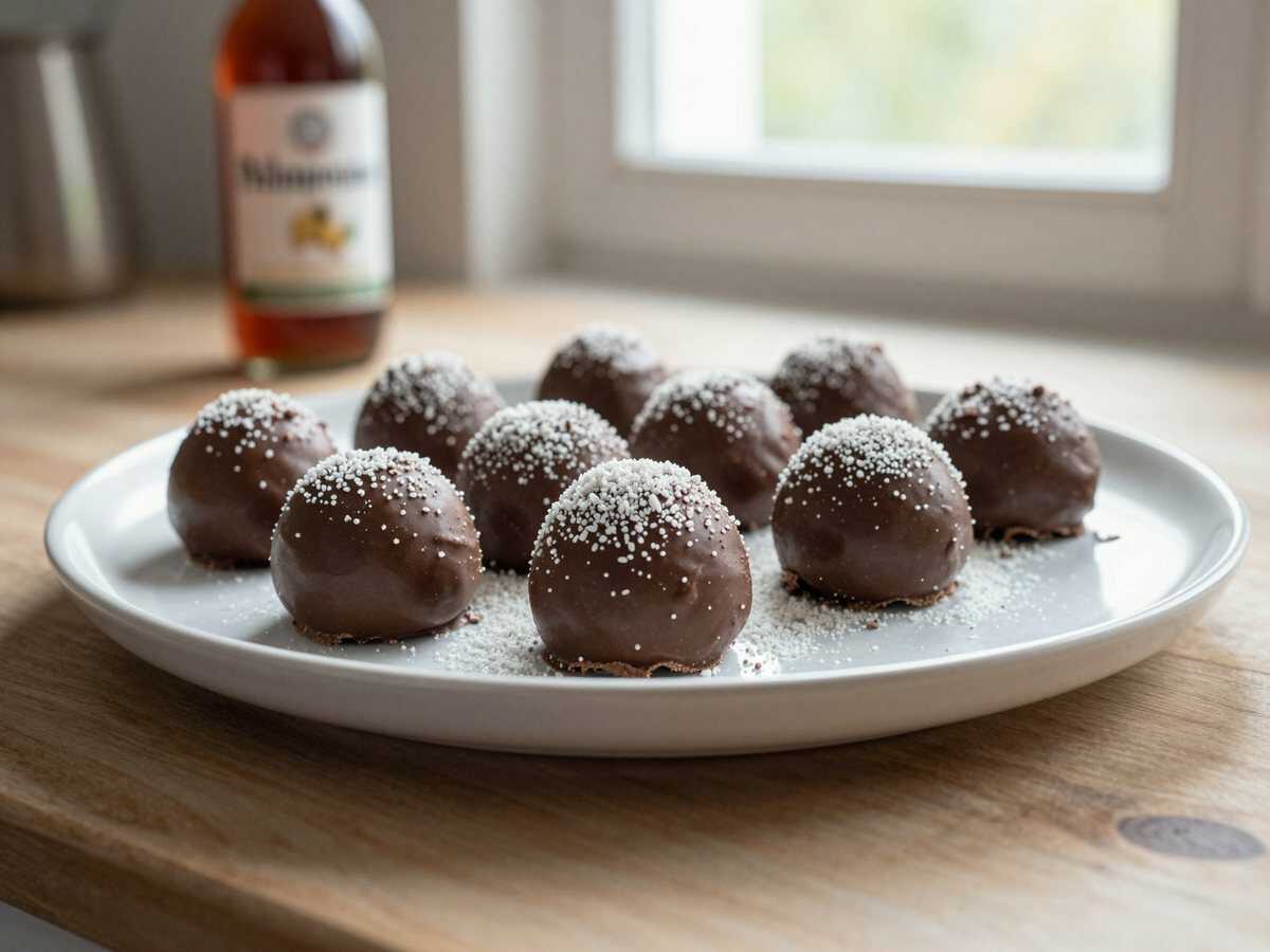 Köstliche Likörpralinen: Ein unwiderstehliches Rezept zum Genießen! – während der Zubereitung