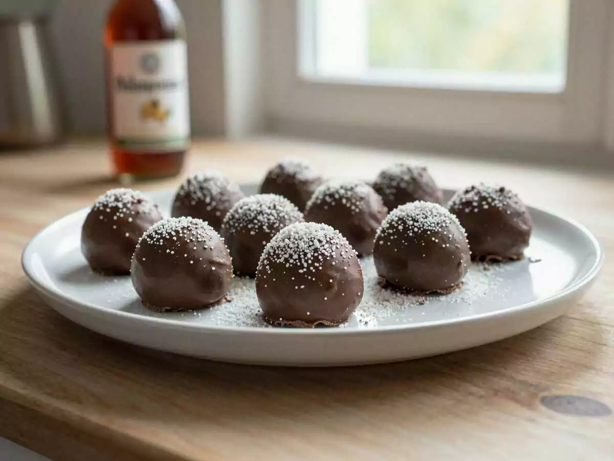 Köstliche Likörpralinen: Ein unwiderstehliches Rezept zum Genießen! – während der Zubereitung