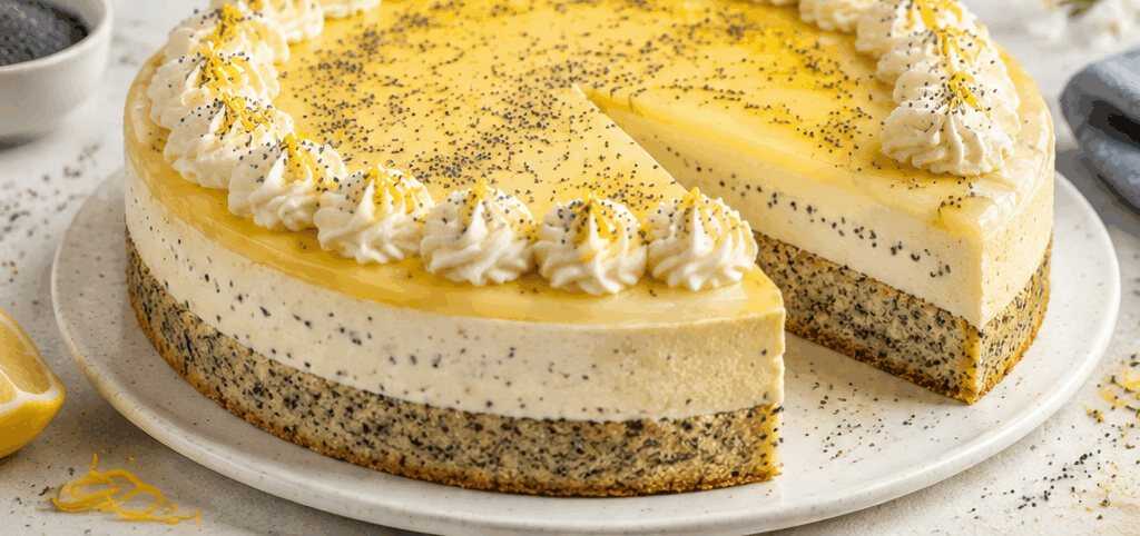Mohn-Eierlikörtorte mit Mascarpone
