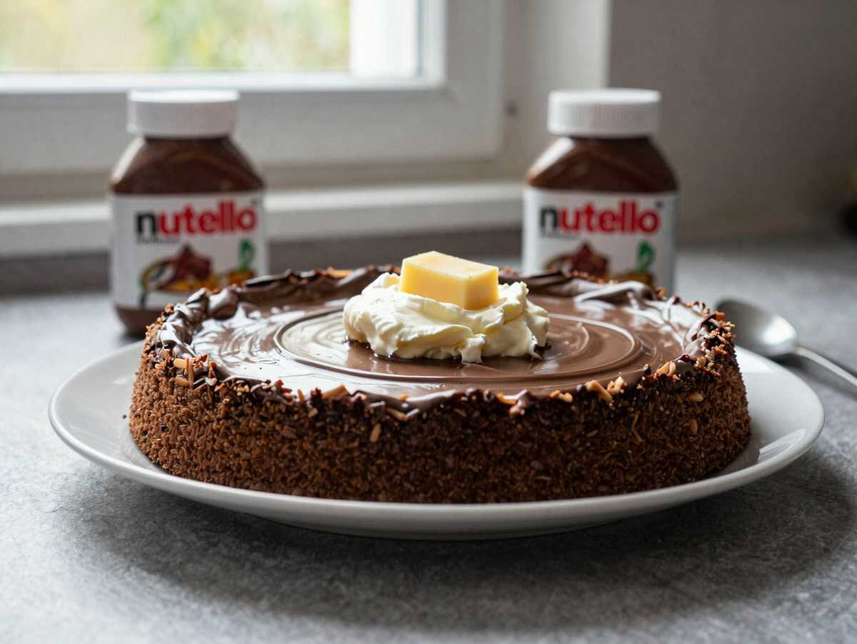 Köstliche Nutella-Torte: Einfaches Rezept ohne Backen! – während der Zubereitung