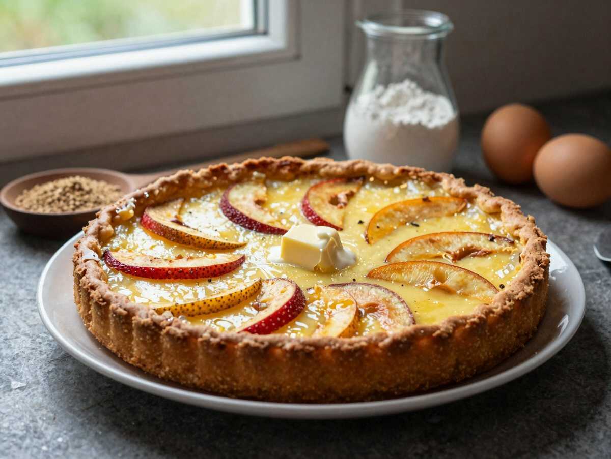 Köstliche Pfirsich-Quark-Sahne-Torte: Ein Rezept, das Sie begeistern wird! – während der Zubereitung