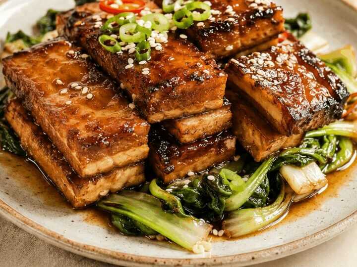 Köstliche pflanzliche Wohlfühlküche: Veganer Schweinebauch-Tofu, der begeistert!