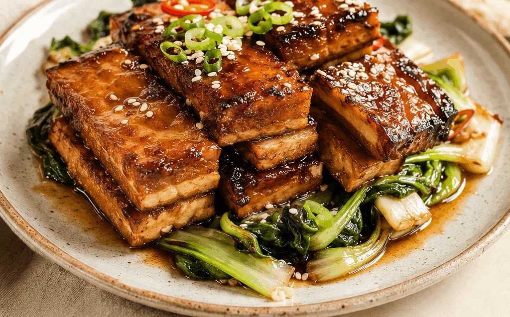 Köstliche pflanzliche Wohlfühlküche: Veganer Schweinebauch-Tofu, der begeistert!