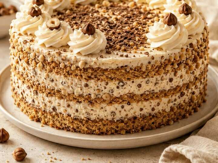 Köstliche Sahne-Nuss-Torte: Ein Rezept, das begeistert!