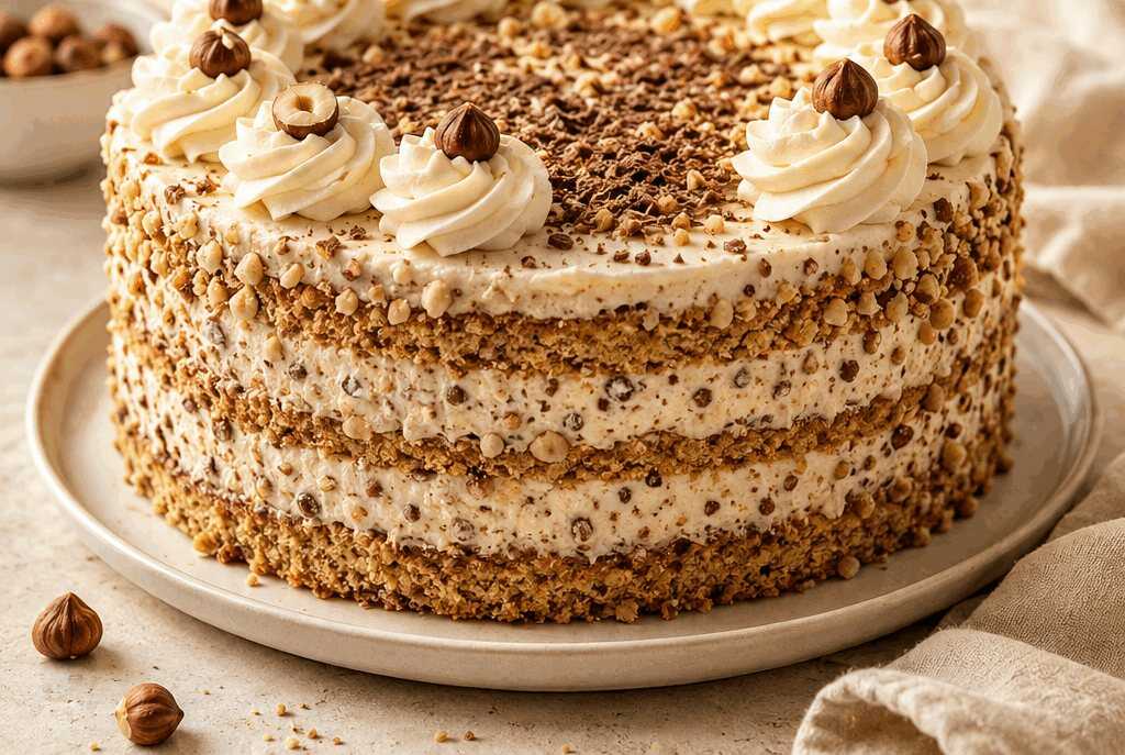 Sahne-Nuss-Torte
