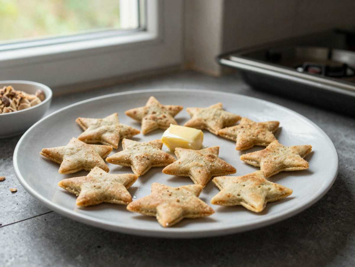 Köstliche Sterne: Entdecke das Geheimnis des Rezepts! – während der Zubereitung
