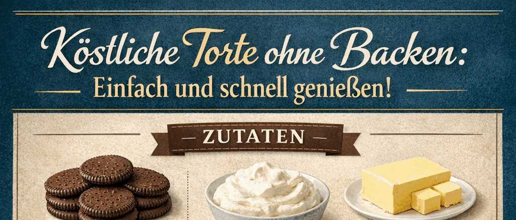 Köstliche Torte ohne Backen: Einfach und schnell genießen! – so sieht es fertig aus