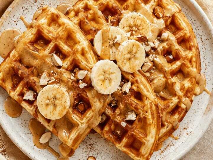 Köstliche Waffeln mit Mandelmus – Ein Genuss, den du probieren musst!