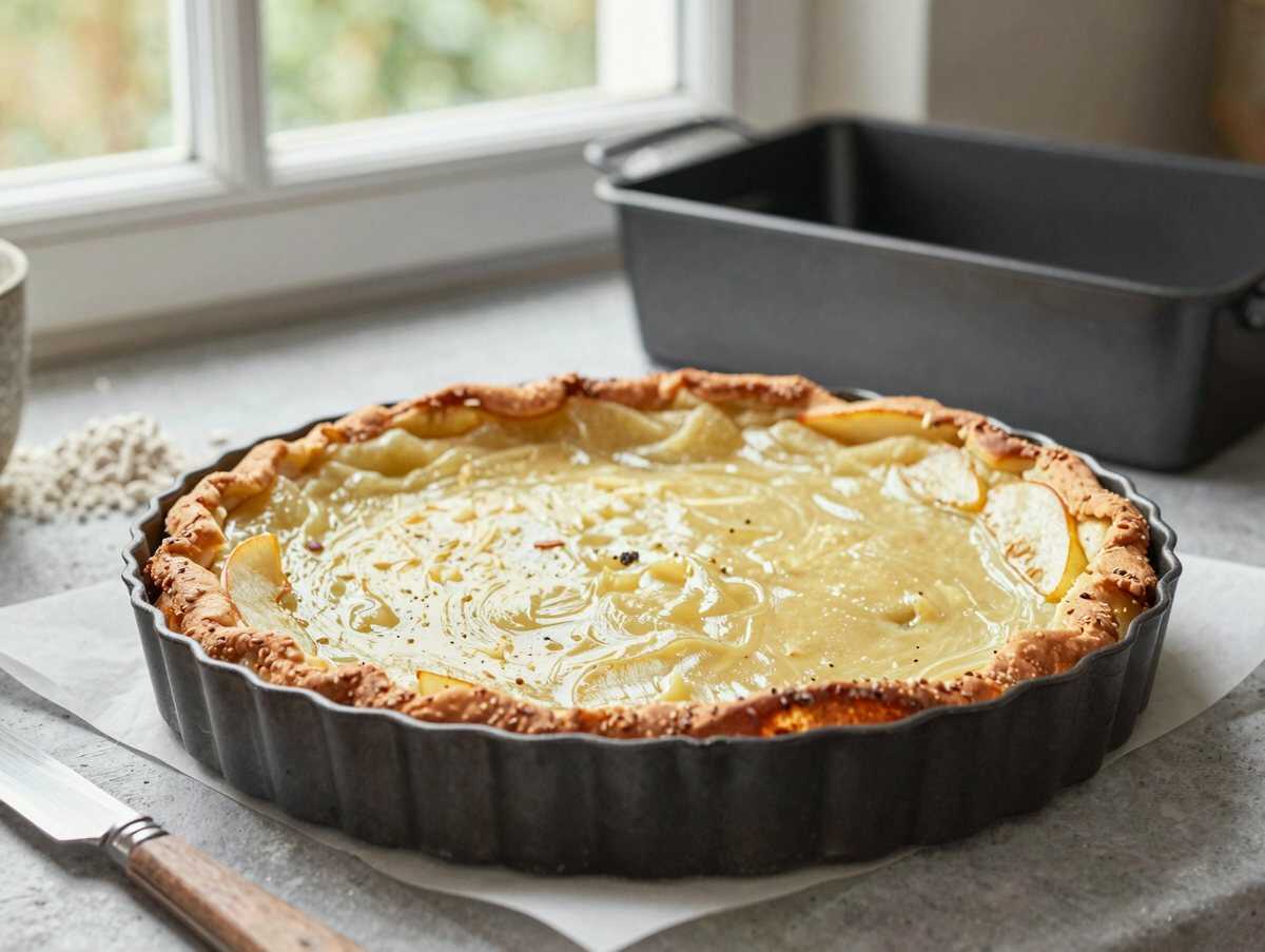 Köstlicher Apfel-Tassenkuchen: Einfaches Rezept zum Nachbacken! – während der Zubereitung